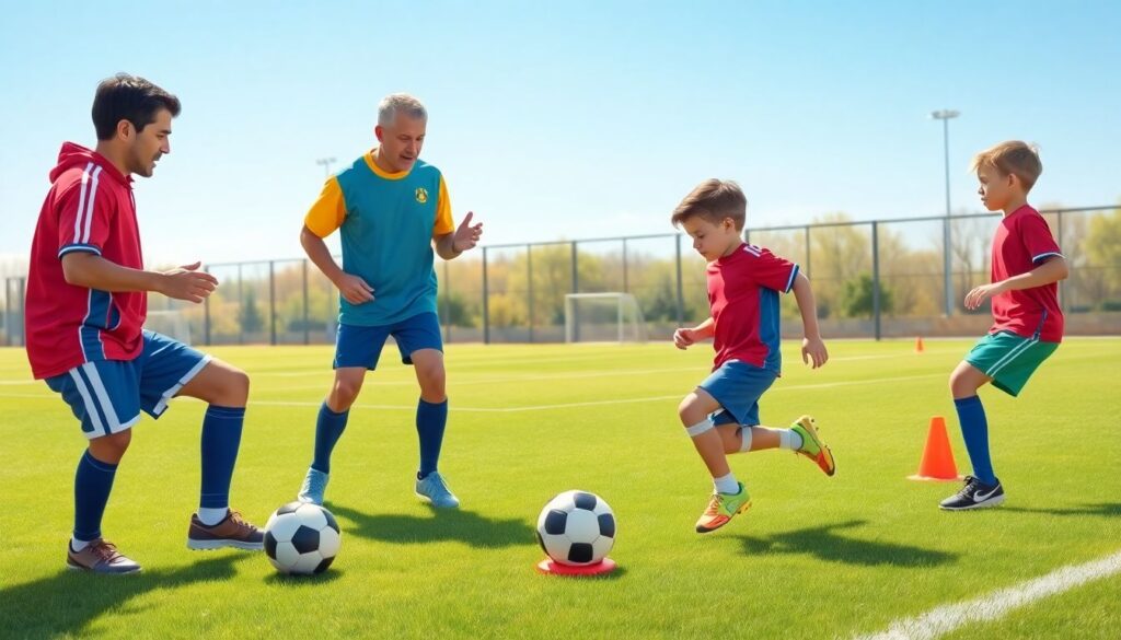 Как проходит адаптация детей в профессиональную футбольную среду - иллюстрация