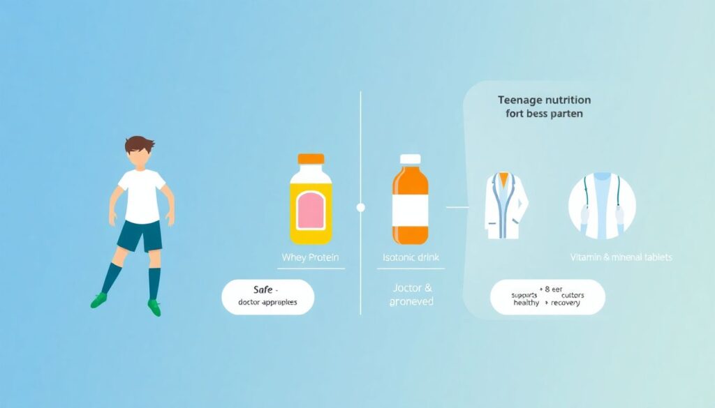 Здоровый образ жизни и рацион для молодежных футболистов - иллюстрация