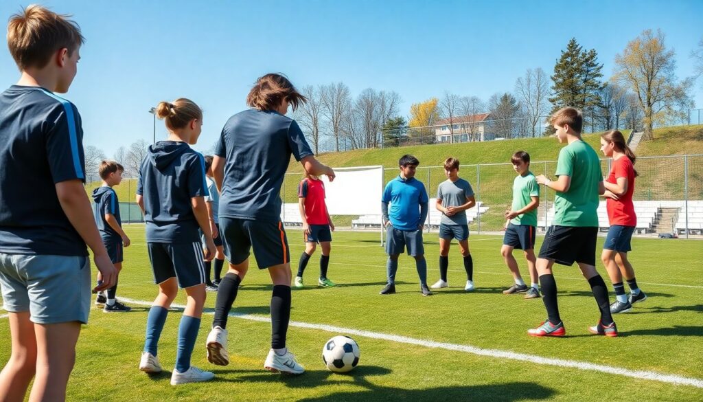 Воспитание лидерских качеств через футбол - иллюстрация