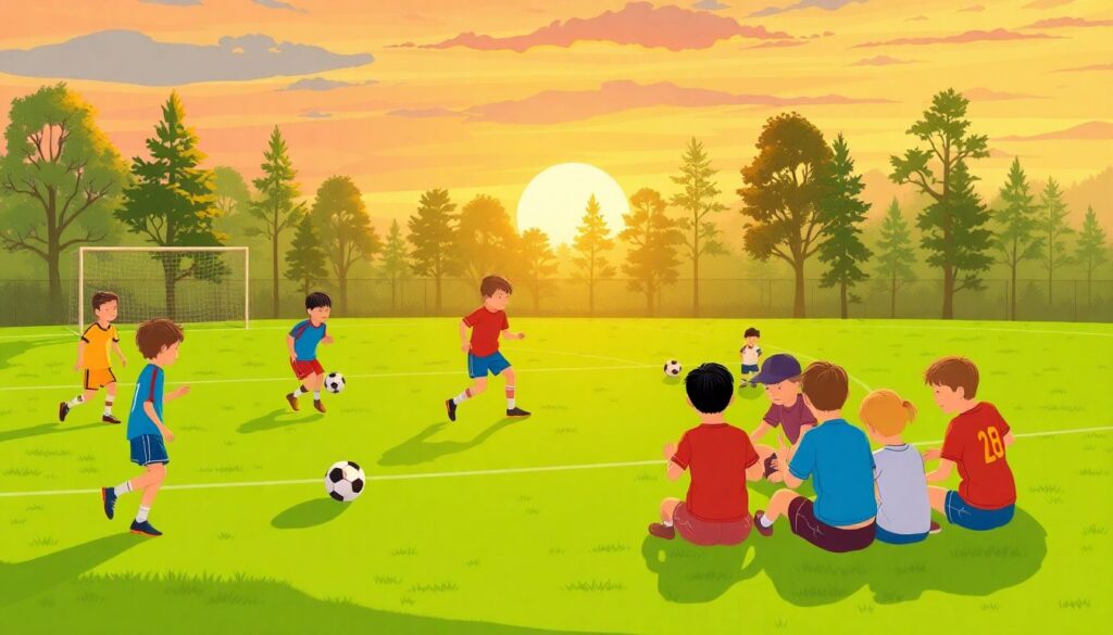 Воспитание лидерских качеств через футбол - иллюстрация