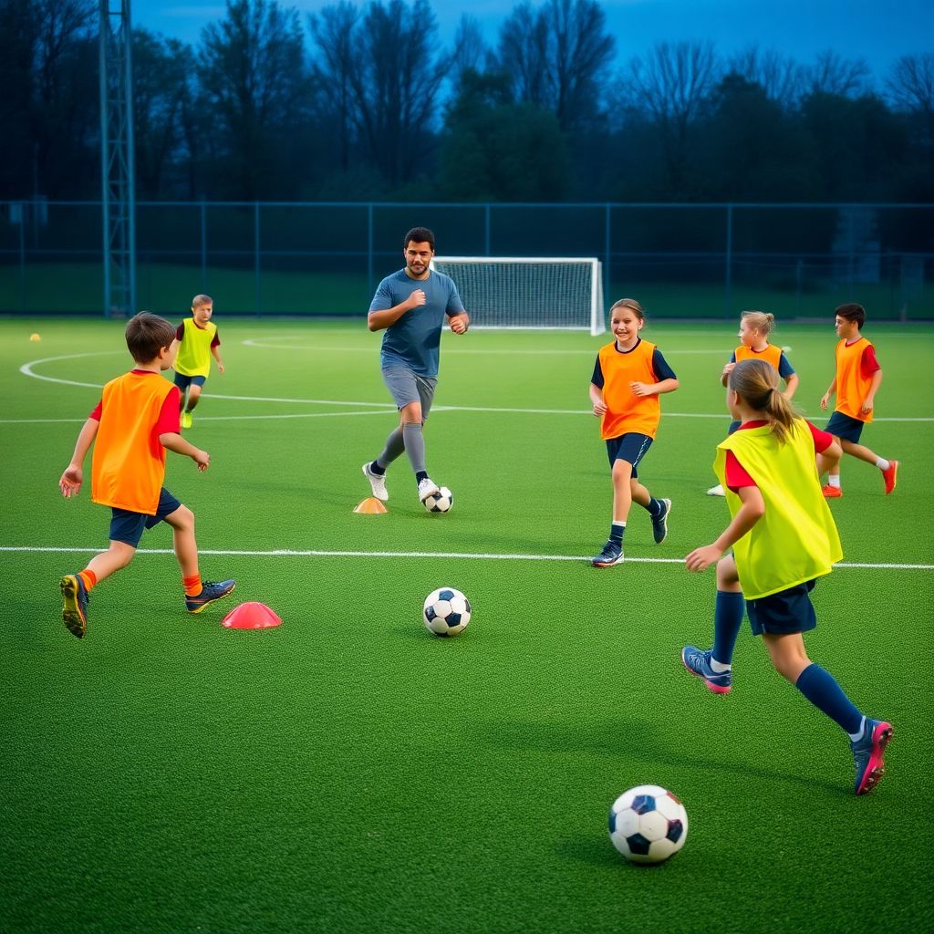 Как развивать реакцию и скорость у детей на поле для успешной игры в футбол