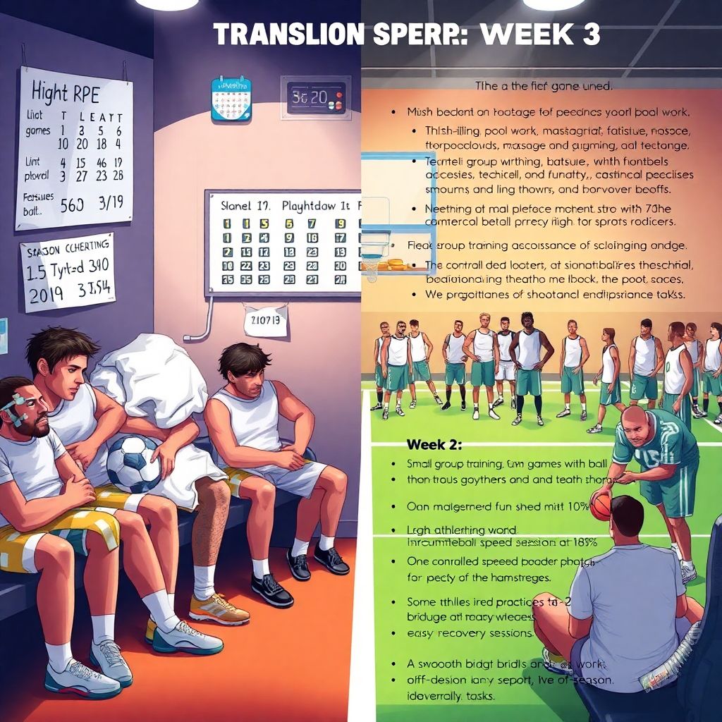 Как управлять нагрузками игроков в переходные периоды в футболе