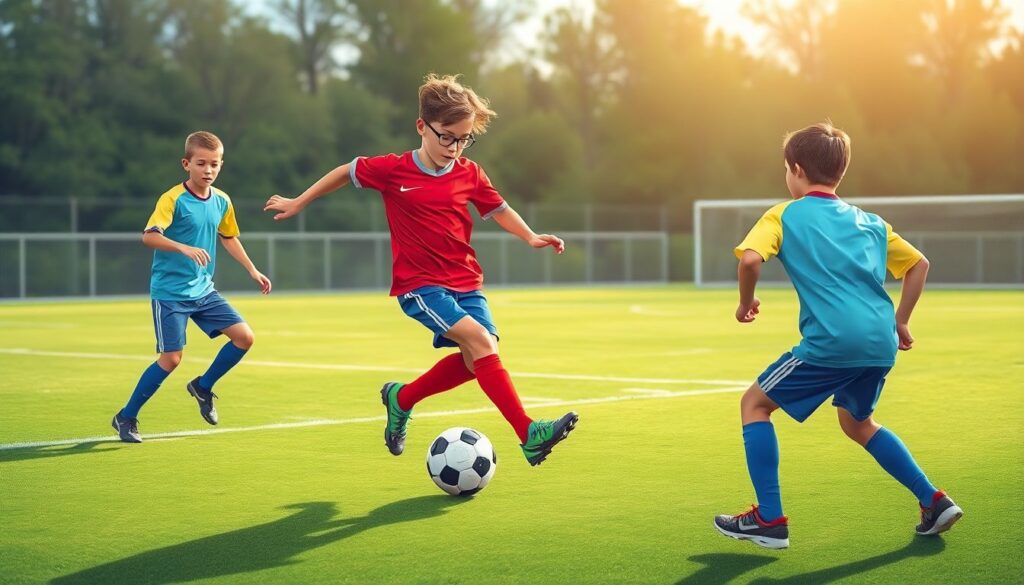 Развитие технического мастерства: дриблинг, финты, пас - иллюстрация