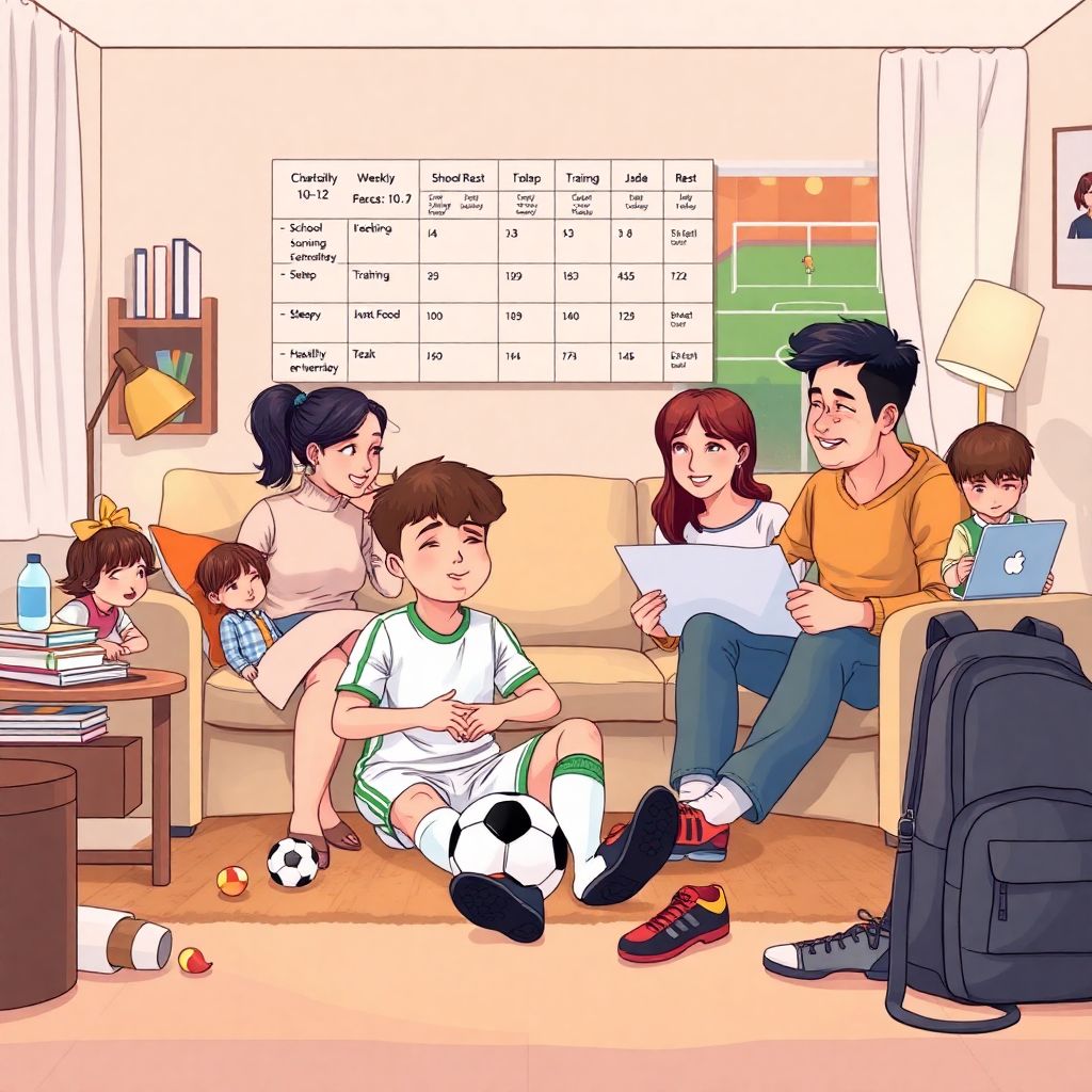 Как организовать семейную поддержку юного футболиста дома и на поле