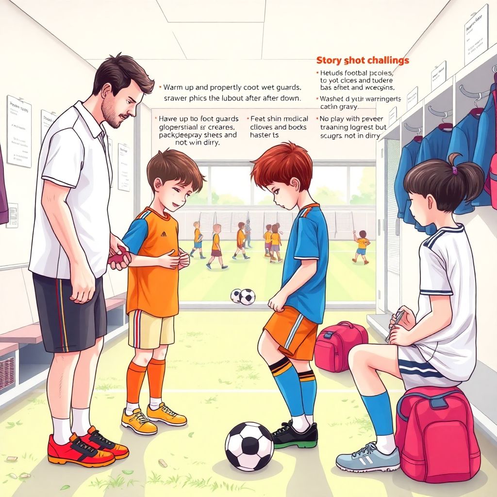 Гигиена и безопасность на тренировках юных футболистов: правила и советы