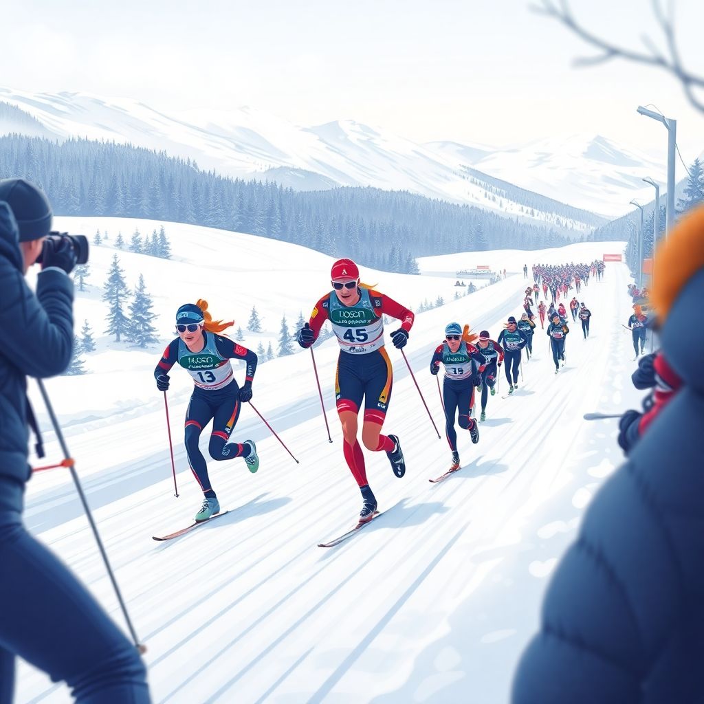 Тур де Ски: Непряева снова мимо топ-15 из-за слабого финишного спринта