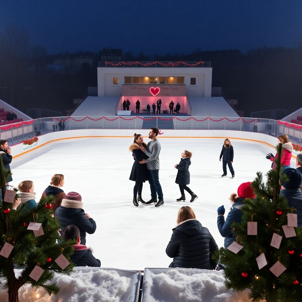 День святого Валентина с Александрой Трусовой и Макаром Игнатовым в Лужниках