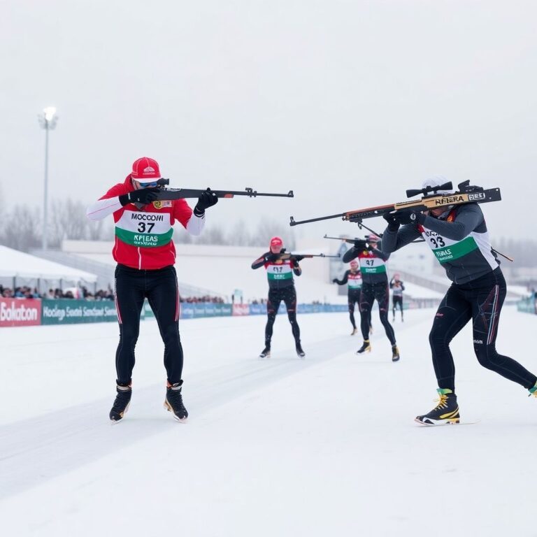 Чемпионат России по биатлону: Халили уступил Лазовскому, золото у Подмосковья