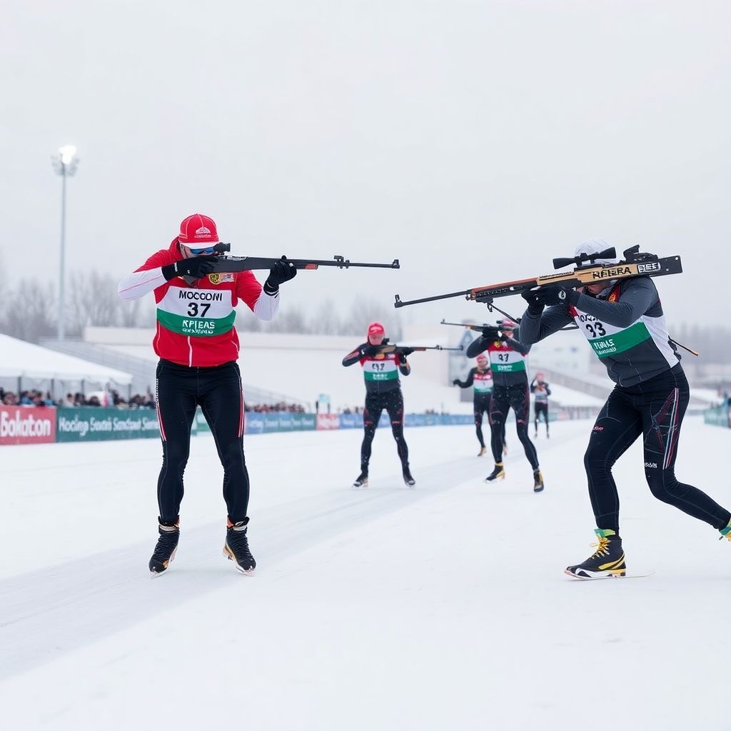 Чемпионат России по биатлону: Халили уступил Лазовскому, золото у Подмосковья